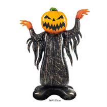 Balão de Halloween 90cm Metalizado Fantasma Balão de Halloween 90cm Metalizado Fantasma
