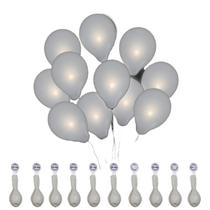 Balão de lâmpada LED branco de 36 unidades, luz de balão LED