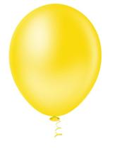 Balão de Látex Amarelo 7" 18cm 50un Festball