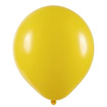 Balão de Látex Amarelo - 9 Polegadas - 50 Unidades