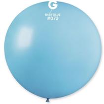 Balão De Látex Azul Baby Standard 31Pol Pc 5un Gemar 933376