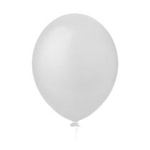 Balão de Látex Branco Liso - 5 Polegadas - 50 Unidades