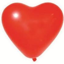 Balão de Látex Coração Vermelho 10" 28cm 25un Pic Pic