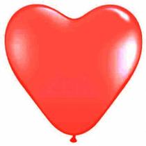 Balão de Látex Coração Vermelho 11" 34cm 20un São Roque - Sao Roque
