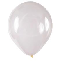 Balão de Látex Cristal Transparente - 9 Polegadas - 50 Unidades