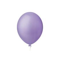Balão de Látex Liso Lilás 8 Polegadas - 50 Unidades Balão de Látex Liso Lilás 8 Polegadas - 50 Unidades