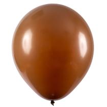 Balão de Látex Marrom - 12 Polegadas - 24 Unidades