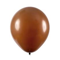 Balão de Látex Marrom - 7 Polegadas - 50 Unidades