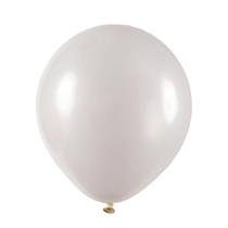 Balão de Látex Metalizado Branco - 7 Polegadas - 50 Unidades - Art-Latex