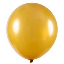 Balão de Látex Metalizado Dourado - 9 Polegadas - 50 Unidades