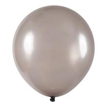 Balão de Látex Metalizado Prata - 7 Polegadas - 50 Unidades Balão de Látex Metalizado Prata - 7 Polegadas - 50 Unidades