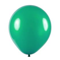 Balão de Látex Metalizado Verde - 8 Polegadas - 50 Unidades