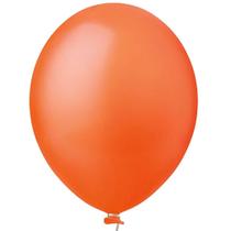 Balão de Látex Prime Laranja - 12 Polegadas - 25 Unidades