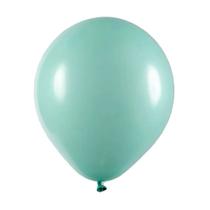 Balão de Látex Verde Claro - 8 Polegadas - 50 Unidades