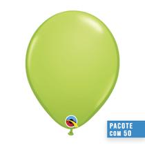 Balão de látex verde lima 16 polegadas pc 50 unidades qualatex 73145