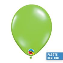 Balão de látex verde lima joia 11 polegadas pc 100 unidades qualatex 78194