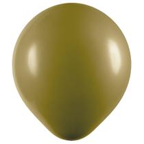 Balão de Látex Verde Oliva - 16 Polegadas - 12 Unidades