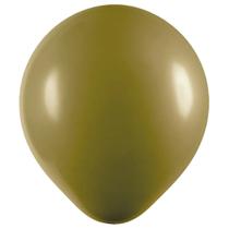 Balão de Látex Verde Oliva - 16 Polegadas - 12 Unidades