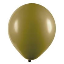 Balão de Látex Verde Oliva - 9 Polegadas - 50 Unidades - Art Latex