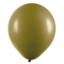 Balão de Látex Verde Oliva - 9 Polegadas - 50 Unidades