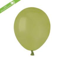 Balão de látex verde oliva standard 5 polegadas pc 50 unidades gemar 059809