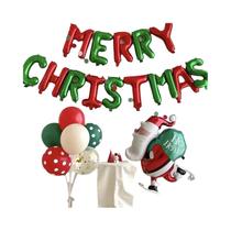 Balão De Letras De Natal Em Filme De Alumínio Para Decoração De Cenário De Eventos E Festas Balão De Letras De Natal Em Filme De Alumínio Para Decoração De Cenário De Eventos E Festas