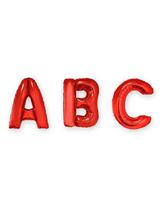 Balão de letras metalizado Funny Fashion F-40 vermelho