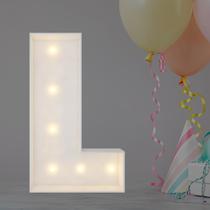 Balão de mosaico Marquee Light Up Letters de 2 pés L para decoração de festas Balão de mosaico Marquee Light Up Letters de 2 pés L para decoração de festas