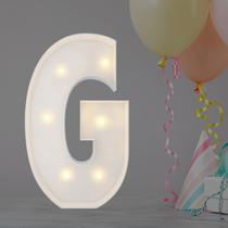Balão de mosaico Marquee Light Up Letters JoyBox Design 60 cm G Balão de mosaico Marquee Light Up Letters JoyBox Design 60 cm G