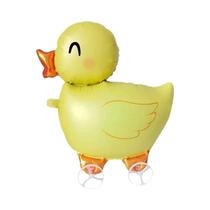 Balão De Pato Amarelo De 20 Polegadas Com Rodas Decoração De Aniversário De Animal Fofo Para Balão De Pato Amarelo De 20 Polegadas Com Rodas Decoração De Aniversário De Animal Fofo Para