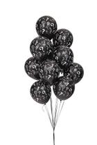 BALÃO DECORADO CHÁ REVELAÇÃO - PRETO - PIC PIC Nº 10 - Pacote com 25 unidades BALÃO DECORADO CHÁ REVELAÇÃO - PRETO - PIC PIC Nº 10 - Pacote com 25 unidades