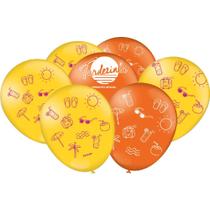 Balao Decorativo Especial Tardezinha Verao 9" Com 25 Unidade Balao Decorativo Especial Tardezinha Verao 9" Com 25 Unidade