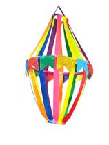 Balão Decorativo Fitas Coloridas Festa Junina Grande