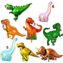 Balão Dinossauro Gigante Metalizado grande Festa - 10 Unidades