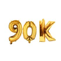 Balão Dourado Metalizado Comemore Seguidores 90k Instagram