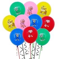 Balão Em Latex Bexiga Patrulha Canina 12 10 Unidades