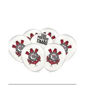 Balão Especial 9" Corinthians - Pacote com 25 Unidades Balão Especial 9" Corinthians - Pacote com 25 Unidades