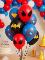 Balão Esquadrão de Herois N9 Sortido C/25un Festa Decoração
