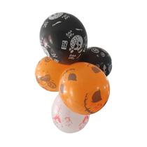 Balão Estampado Halloween Sortido - 12 Polegadas - 6 Unidades