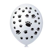 Balão Estampado Patinhas Caninas - 11 Polegadas - 25 Un Balão Estampado Patinhas Caninas - 11 Polegadas - 25 Un