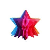 Balão Estrela Junino De Papel Origami - 1 Unidade
