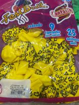 Balão fantasia Safari Onça ama/pto 9” 25 un Balão fantasia Safari Onça ama/pto 9” 25 un