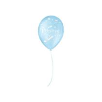 Balão Festa Príncipe - Azul (9" 23cm) - 25 unidades - São Roque - Rizzo Balões