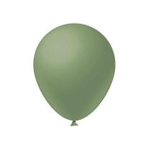 Balão Festa Verde Eucalipto 9 Pol Pc 50un Festball 421324