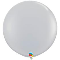 Balão Gigante de Festa em Látex 3ft (90 cm) - Gray (Cinza) - 2 unidades - Qualatex - Rizzo Balão Gigante de Festa em Látex 3ft (90 cm) - Gray (Cinza) - 2 unidades - Qualatex - Rizzo