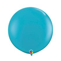 Balão Gigante de Festa em Latex 3ft (90cm) - Tropical Teal (Azul Tropical) - 2 unidades - Qualatex - Rizzo Balão Gigante de Festa em Latex 3ft (90cm) - Tropical Teal (Azul Tropical) - 2 unidades - Qualatex - Rizzo