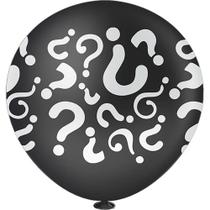 Balao Gigante Maxi BALL Surpresa PRETO/BCO.