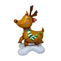 Balão Grande De Natal com base Decoração Rena
