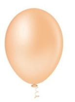 Balão Granfesta Liso Bola 9.0 Skin c/50un - RIBERBALL