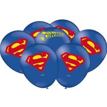 Balão Imp. Especial Nº 9 (25 Unidades) - Superman Geek - Festcolor - Super Homem